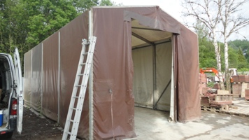 Raktársátor 5 méter széles-0